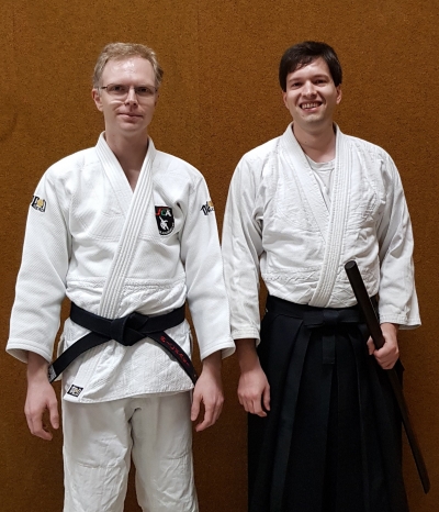 Michael Vistein (2. Dan Judo), Patrick Hannawald (2. Dan Aikido)